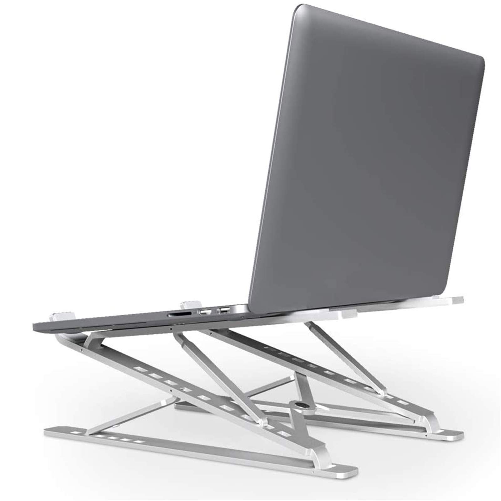 Soporte para Computadora Portátil, Soporte para Portátil con Ajuste De Altura De 6Niveles, Soporte Vertical Plegable De Aluminio para Tableta,Computadora Portátil 9,7-15,6''
