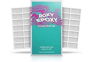Roxy Epoxy Resin Domino Mold Kit for Pro Crafting