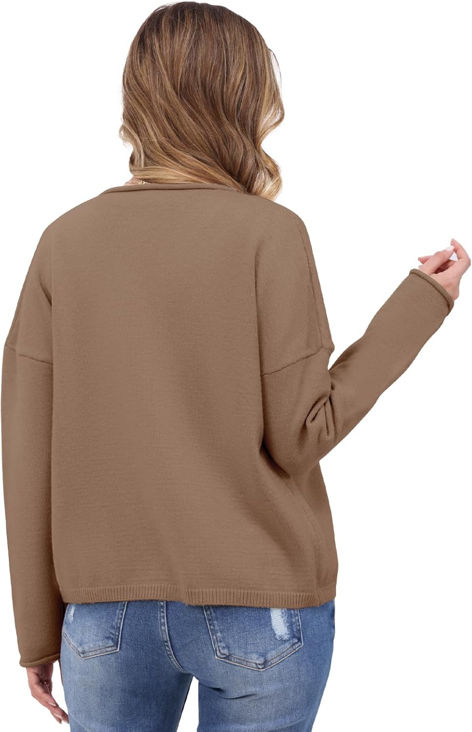 Womens Lightweight Open Front Cardigan Sweaters Casual Long Sleeve Sweater Tops Soft Knit Outfits Fall Winter 2025 - Image 5