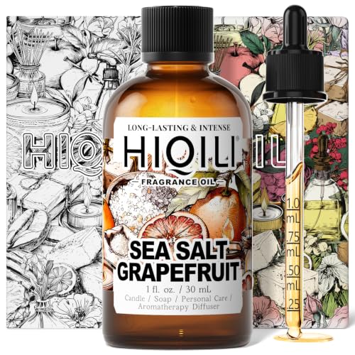 Image of HIQILI Sea Salt Grapefruit Fragrance Oil - 1 Fl Oz