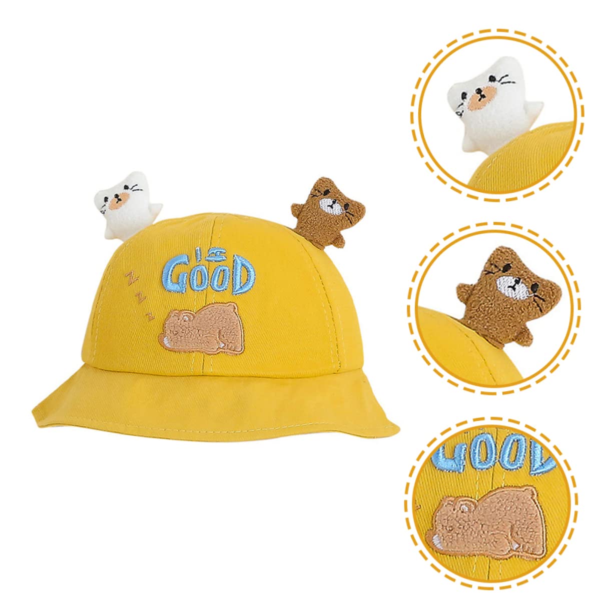 BESPORTBLE Cappello Sole con Visiera Larga Cartoon Cappello per Ragazzi e Ragazze per attività