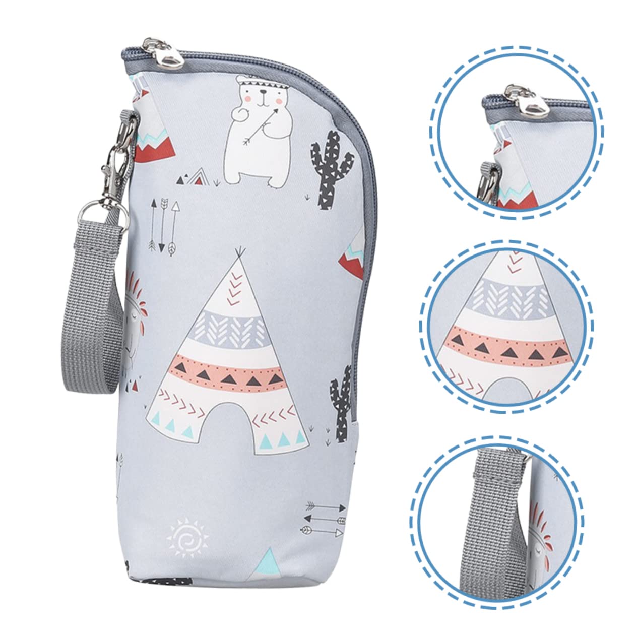 TOYANDONA 5piezas Bolsa Térmica para Biberones Aislante y Portátil para Bebés Fabricada Oxford Resistente Compatible La Mayoría De Botellas De Leche