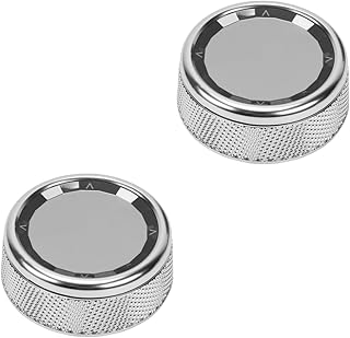 VICASKY Botão Multimídia 2 Peças Botão Multimídia Do Carro Decoração Botão Multimídia Capa Reequipamento Botão Decorativo X3X5 Acessórios Para Automóveis