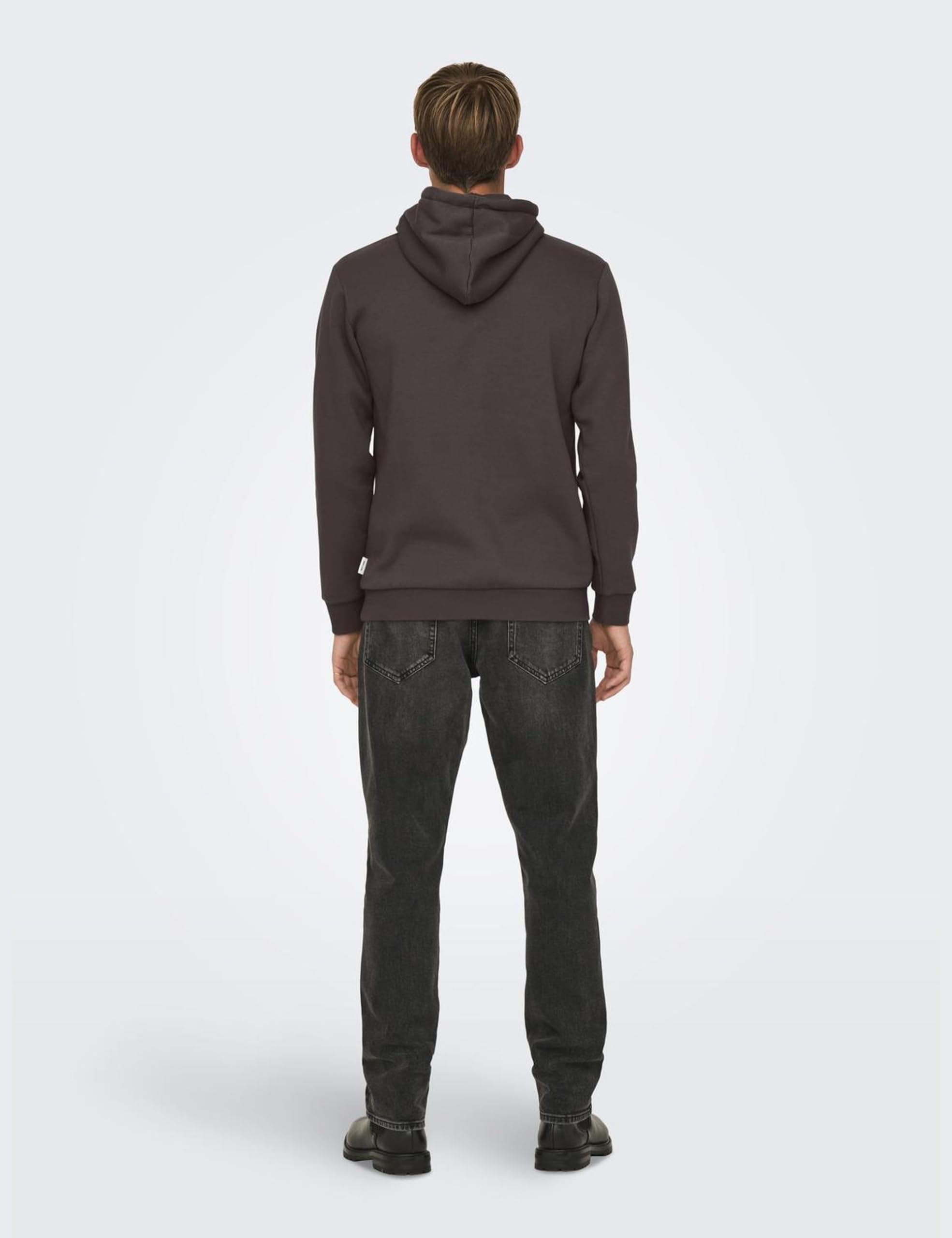 Only & Sons Herren Onsceres Hoodie Sweat Noos, Mulch, Large