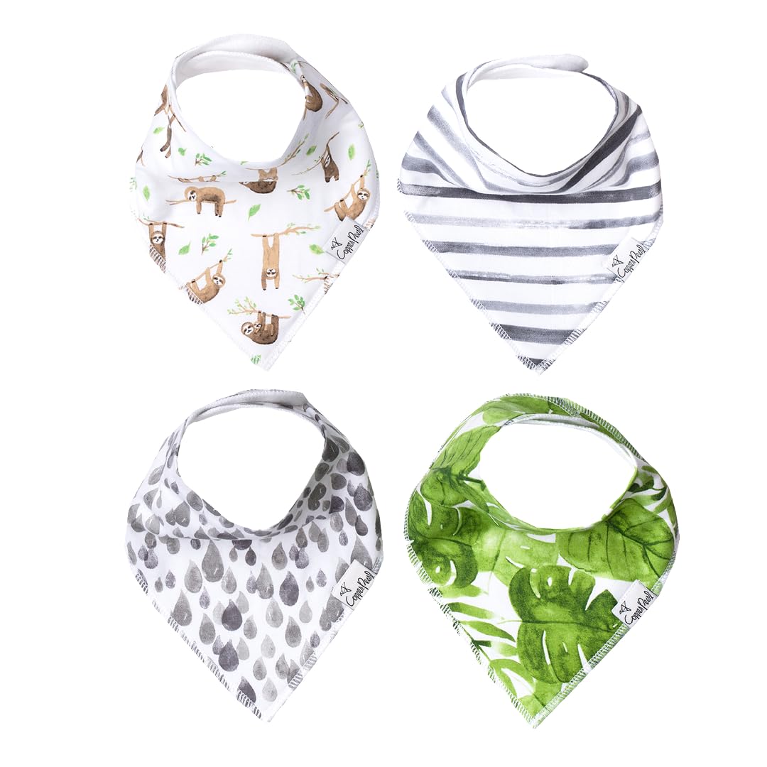 Copper Pearl 4-Pack Baby Bibs