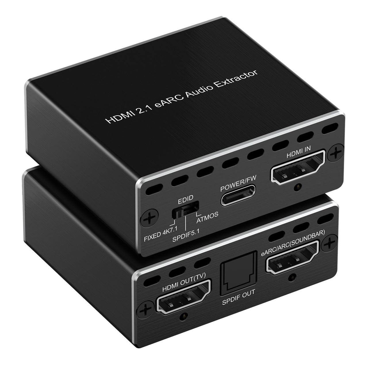TOPTRO ARC/eARC HDMI Audio Extractor Converter For Projectors, TV, Sound Bars & AV Receiver, Support 4K, Dol-by Vision, Dol-by Atmos, HDR10+, HDCP 2.3, CEC, Dual eARC Splitter-image-36