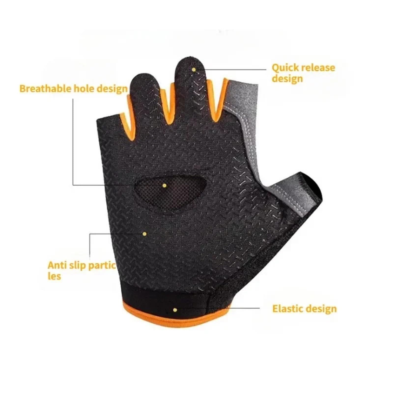 Guanti Da Fitness Guanti da ciclismo sportivi, guanti da fitness traspiranti, guanti da sole for esterni, guanti da mezza dita Per Il Fitness