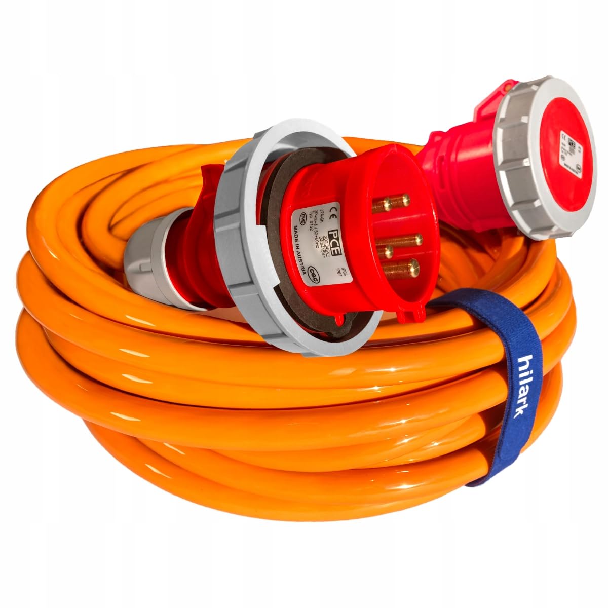 CEE IP44 - Prolunga elettrica in gomma (H07BQ-F 5g4 32A IP67, 45 metri)