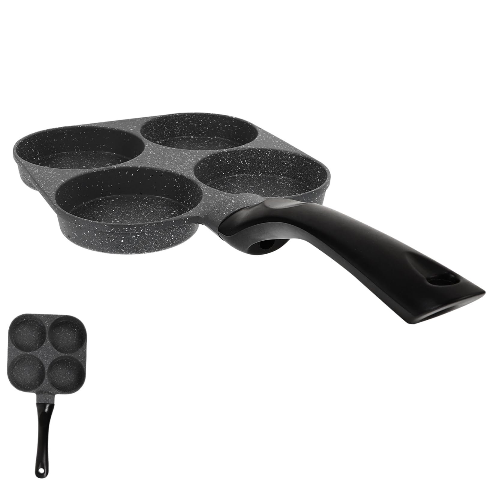 BESTYASH Non Stick Egg Frying Pan for Breakfast Cooking Non Stick Egg Pan with Scalding Handle Easy to Clean and Store for Home Kitchen Restaurant Use
