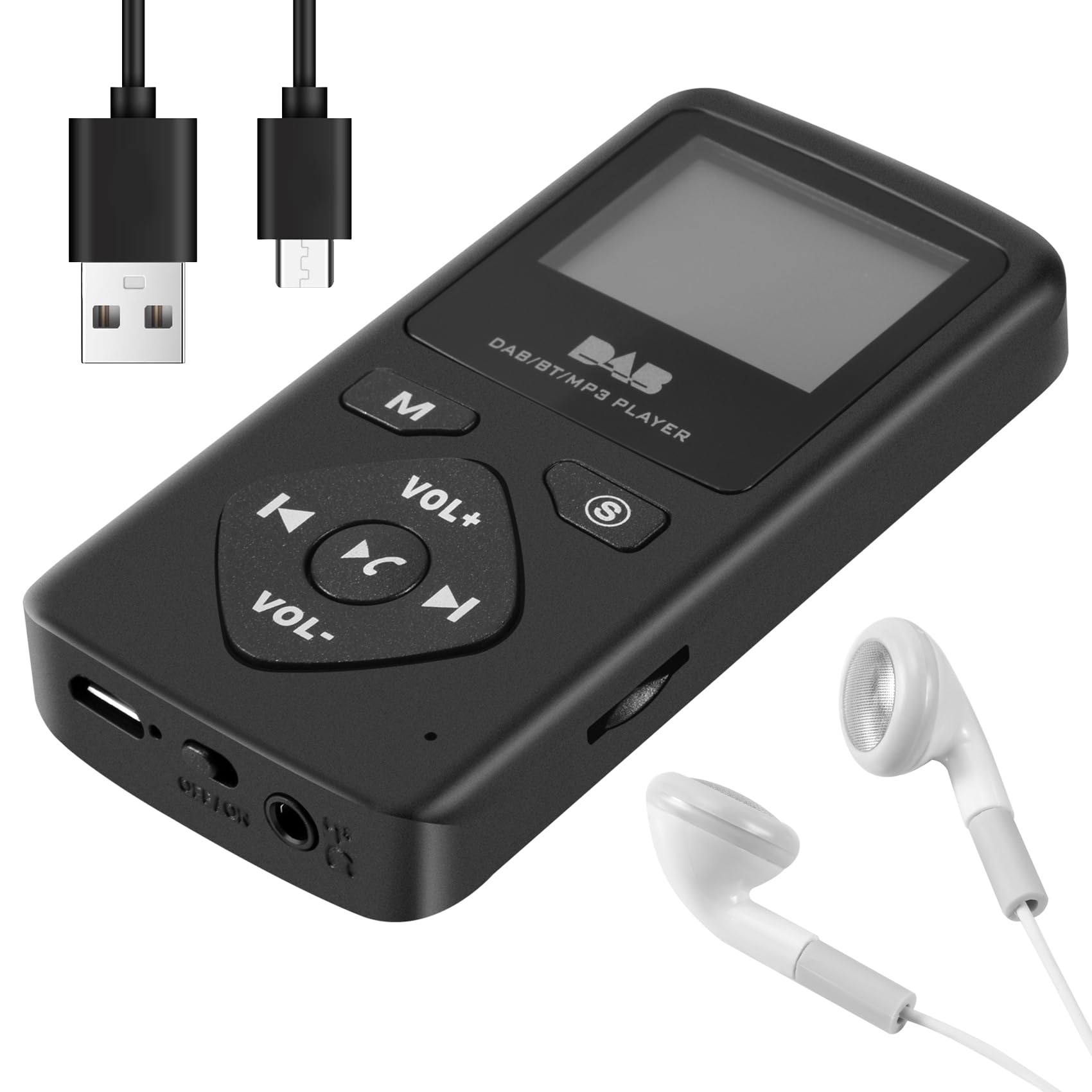 Radio numérique Bluetooth 4.0 format mini avec lecteur MP3 et batterie Micro-USB - 8