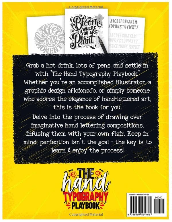 The Hand Typography Playbook: Draw Over Creative Hand Letter Compositions & Complete Fun Lettering Challenges - Image 2