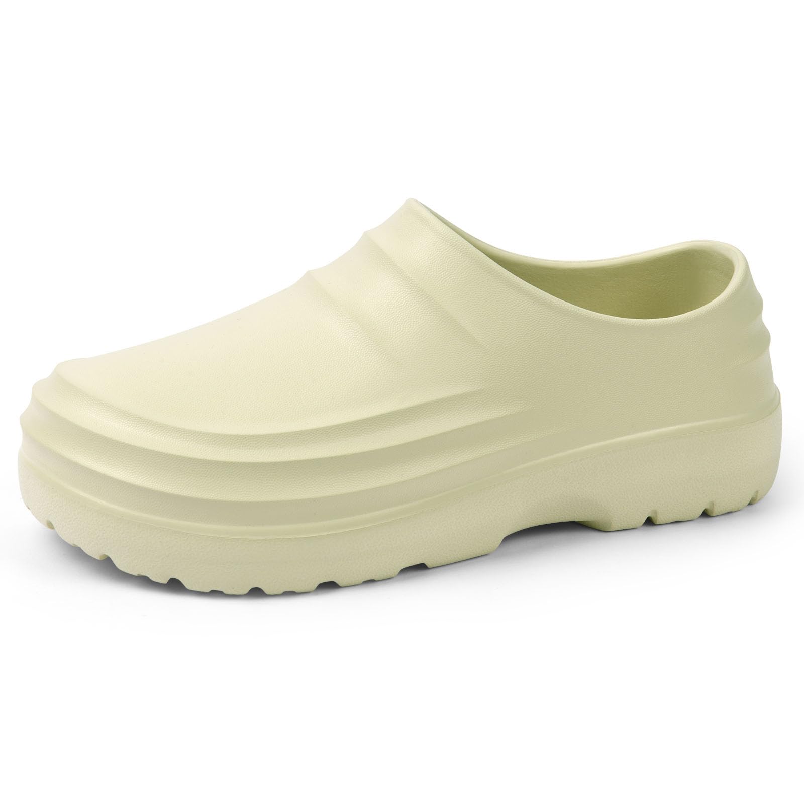 DiULi Chaussures de Cuisine Homme Femme, Sabots EVA Imperméables Antidérapants, Semelle Épaisse de 4 cm pour Chefs Infirmiers Jardinage