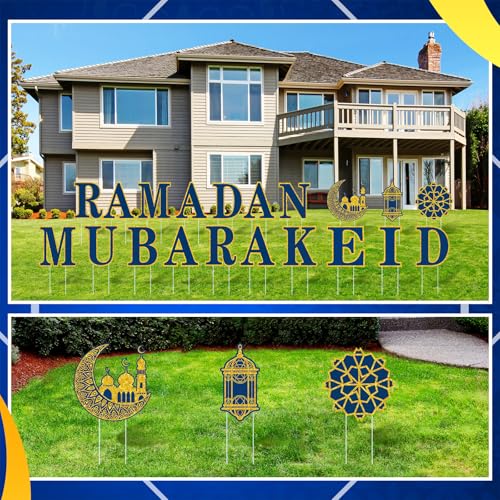 61% Off Ramadan Yard Sign Set with Letters & Stakes - Image 6