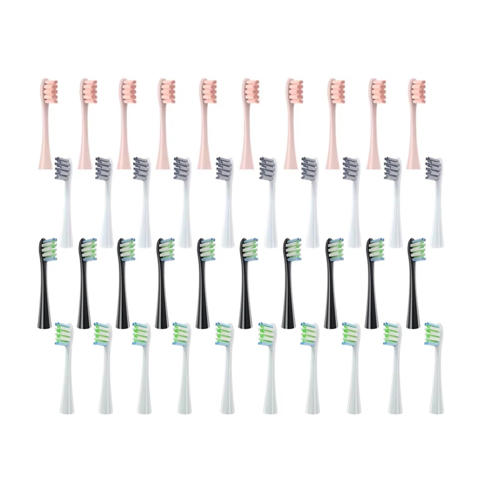 Reemplazo Del Cabezal Del Cepillo, Compatible Con Oclean, Electric X/XPRO/ Z1 | Cerdas de alta densidad: más cerdas brindan una cobertura más amplia(40pcs)