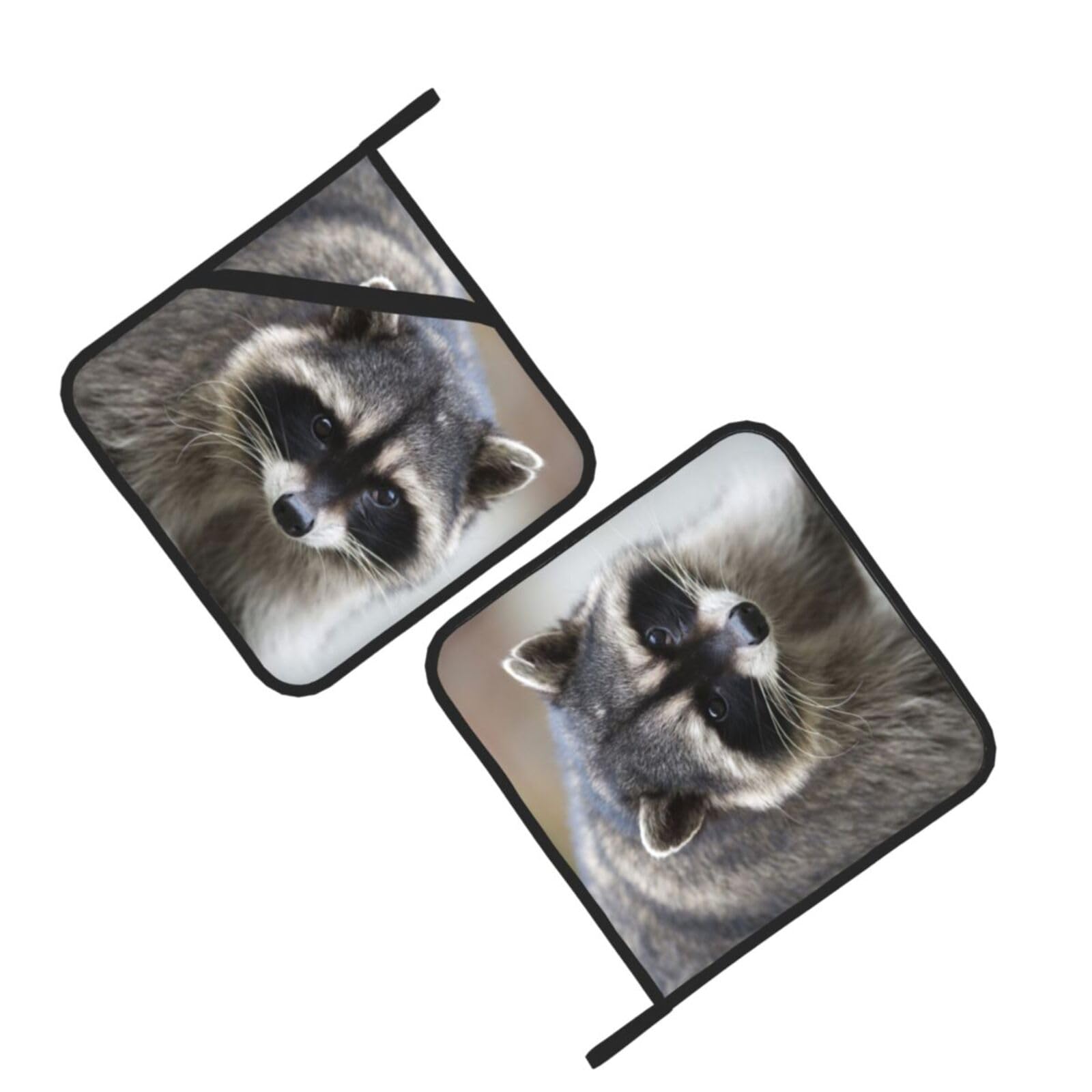 Wildlife Printed Oven Pot Holders Set of 2 Pcs Heat Resistant Kitchen Microwave Potholders for Cooking Baking Grilling