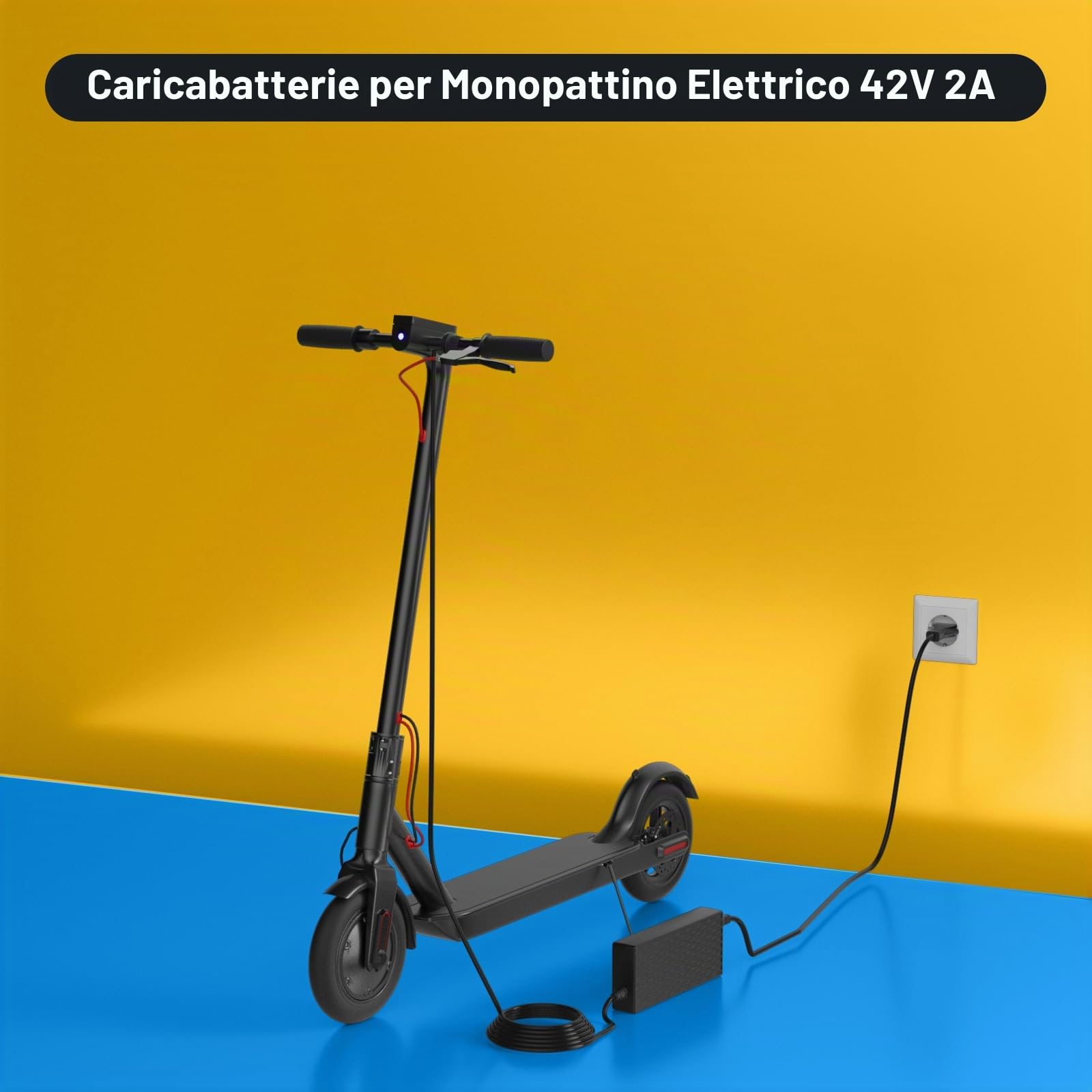 Caricatore 63V 2A Per Segway Ninebot – Compatibile Con S, S-MAX, Mini Lite E Mini PRO (Spina AU) - copertina