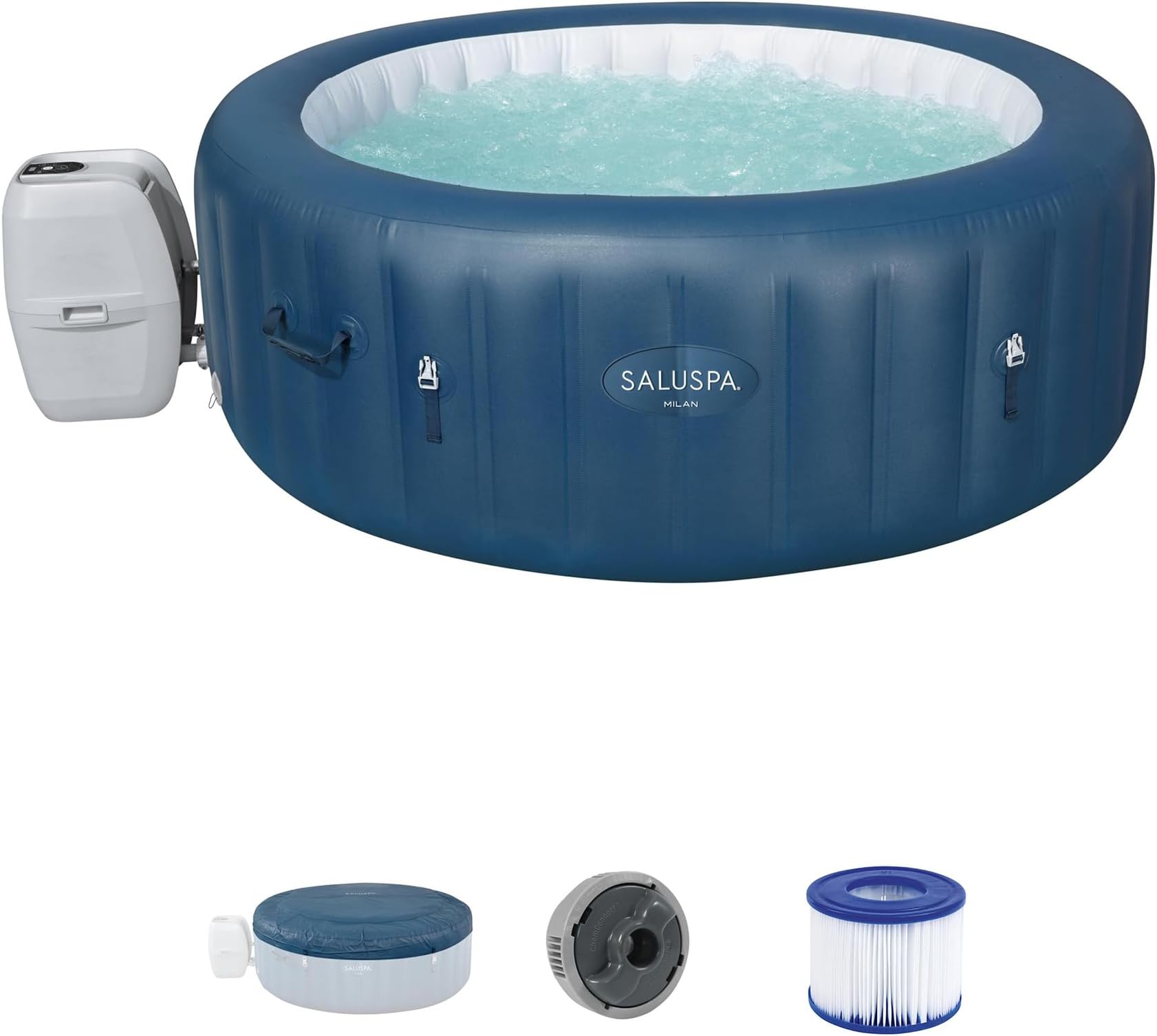 Intex Simple Spa 77 by 26 Inch 4 Person Outdoor Portable