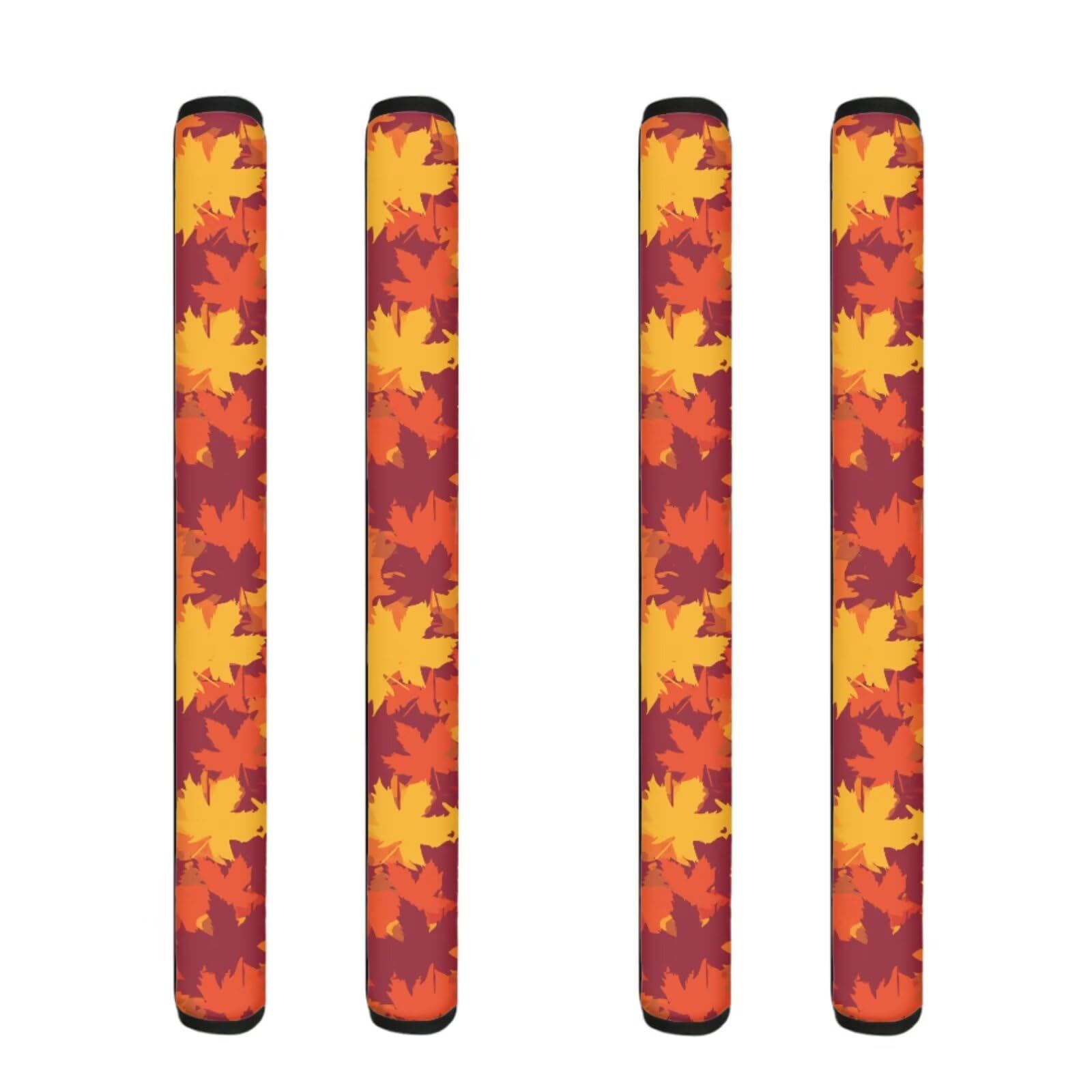 4 Pcs Fall Leaves Pattern Refrigerator Door Handle Covers