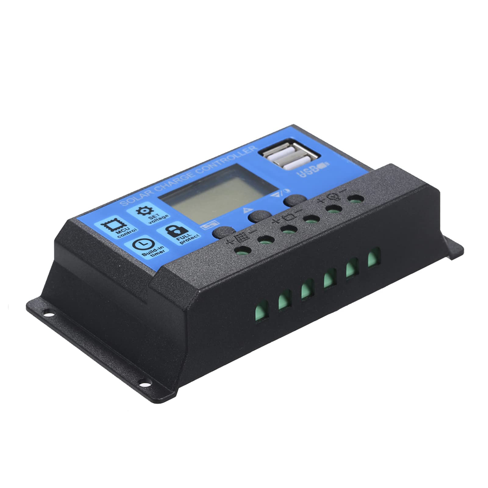 Decdeal 40A 12V / 24V Solar Charge Controller PWM Intelligent Regulator with USB 5V 2.5A-picture-10