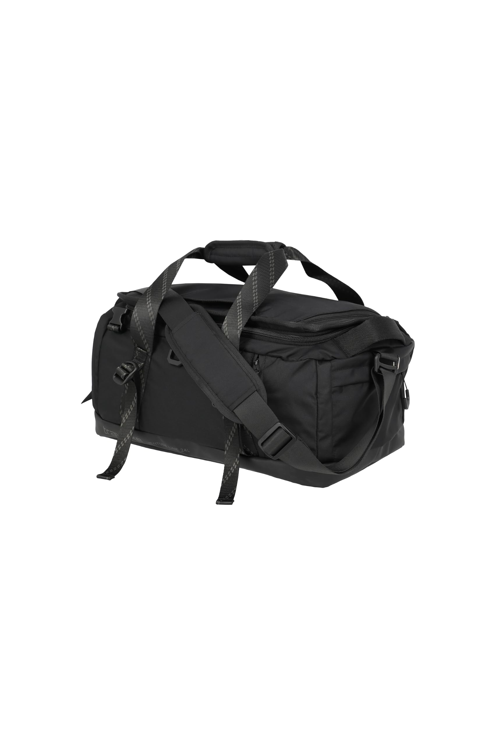 travelite Reisetasche Venture LINE S, 40x25x20 cm, 24 L, recyceltes Polyester, Handgepäck Tasche mit Rucksackfunktion und Trolley-Aufsteckfunktion, Weekender