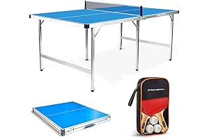 PRO SPIN Foldable Midsize Table Tennis Table