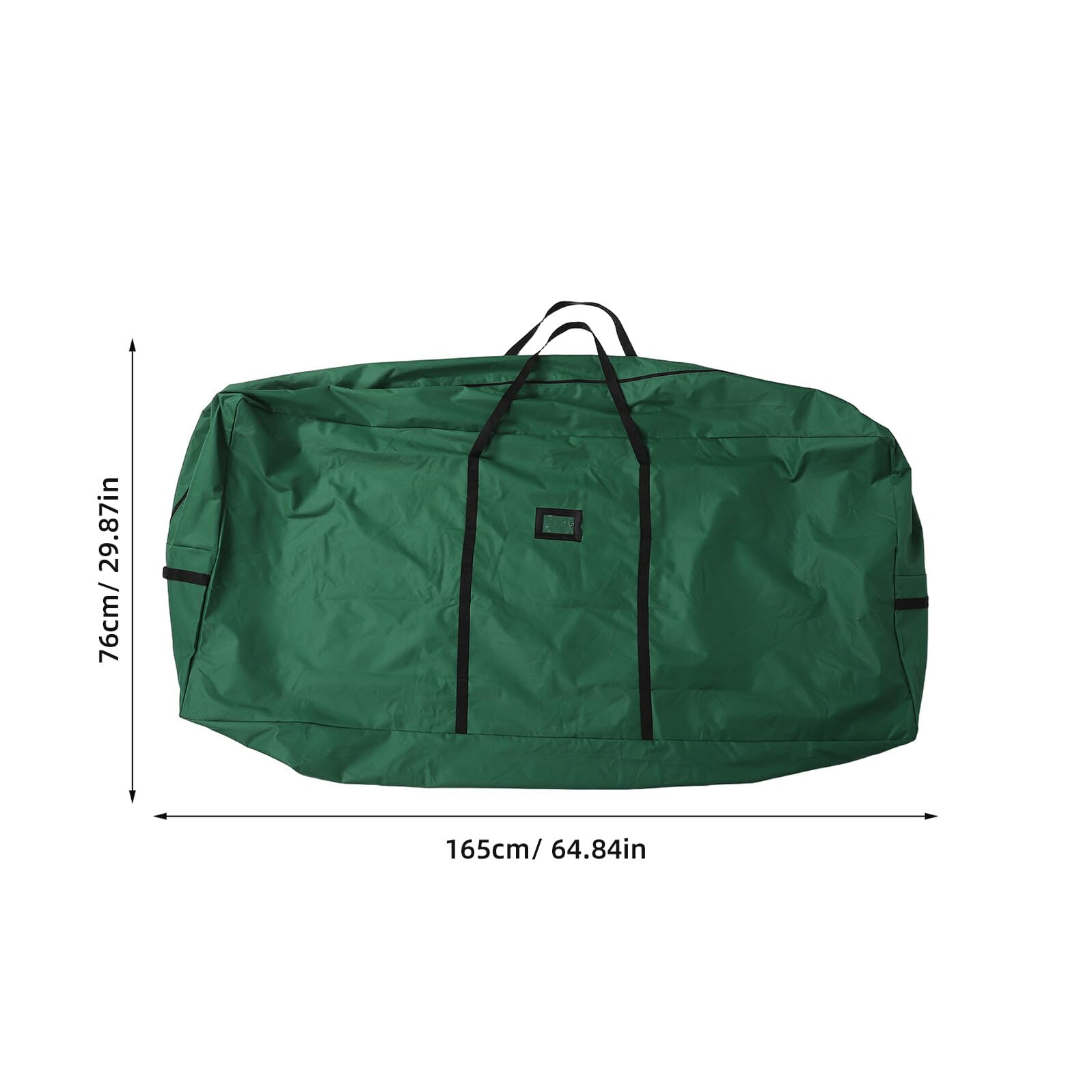 ABOOFAN Bolsa para Árbol de Navidad 600D Oxford Resistente con Cremallera y Asas Ergonómicas Tamaño Grande 165X38X76 CM Organizador a Prueba de Polvo para Almacenamiento y Transporte de