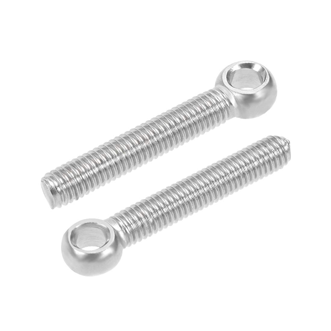 uxcell M5 x 30mm 304 Stainless Steel Machine Shoulder Lift Eye Bolt Rigging 5pcs