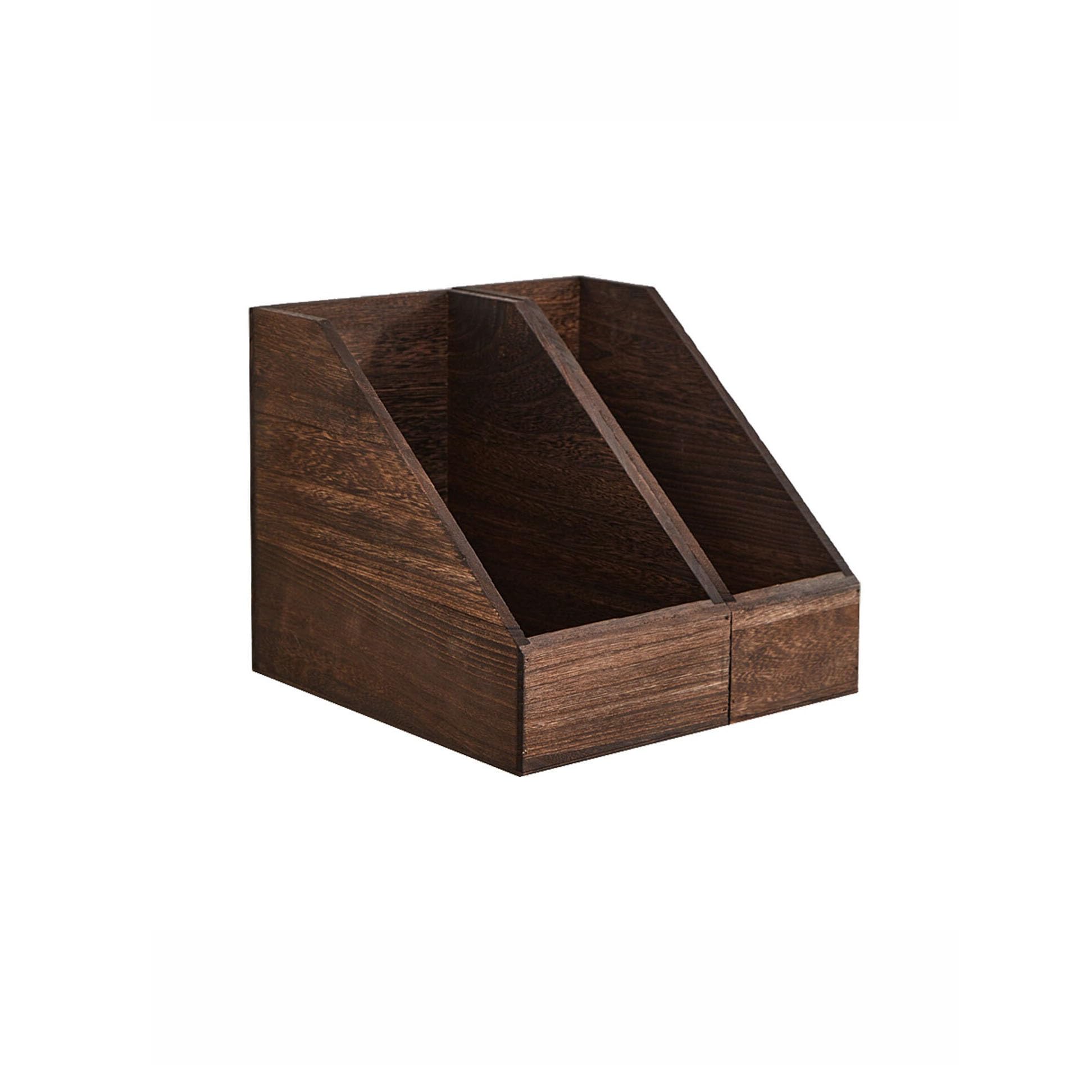 J9V4G6S3B5 Desktop File Rack Magazine Rack - Set of 2 Holders Perfect for Storing Folders, Documents