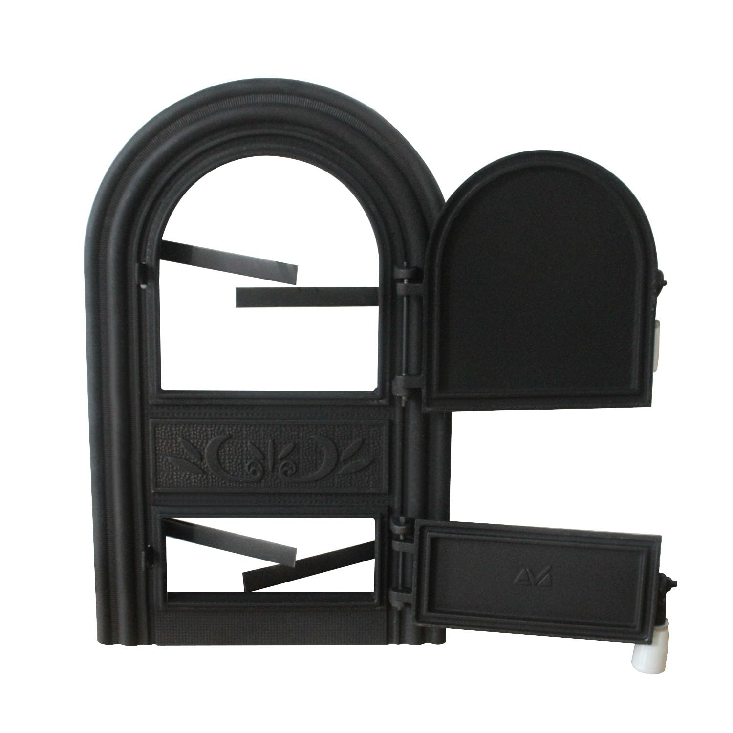 Sportello in ghisa per stufa a legna porte de visite cheminée ispezione canna fumaria sportello pulizia de cassetto raccogli cenere camino revisione botola