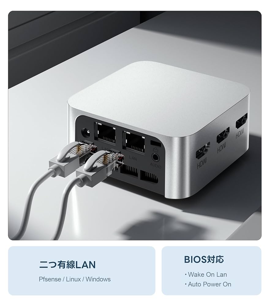 状態良好！ミニPC N100 16G m.2SSD512GB Amazon.co.jp: SkyBarium ミニPC 最新第12世代 Intel N100, Mini