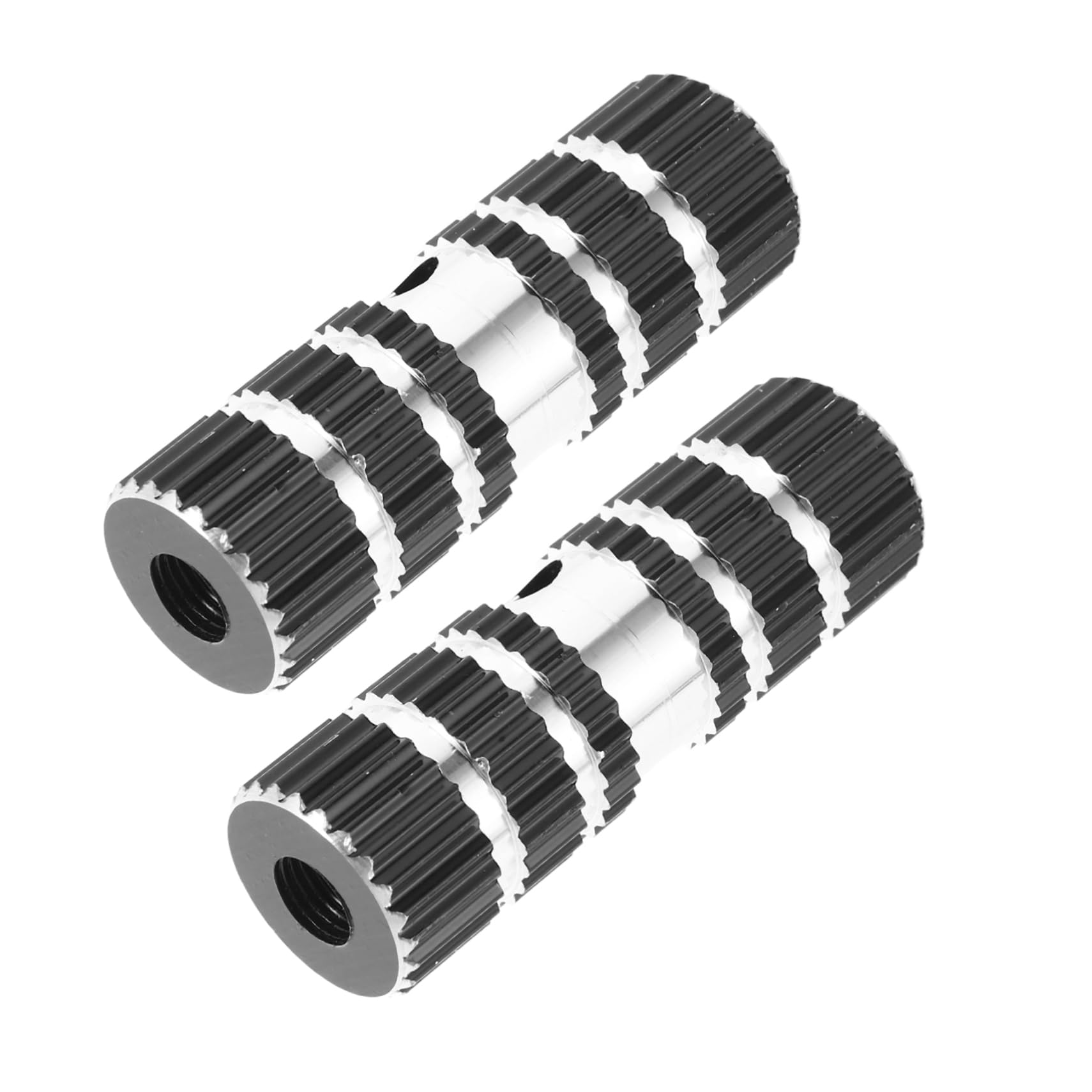 SUPVOX 1Pair Aluminum Alloy Bicycle Foot Pegs Extended Design for Mountain Bike Rear Seats Easy Installation Solid Rocket Tube for Enhanced Stability Foot Pegs for Biking