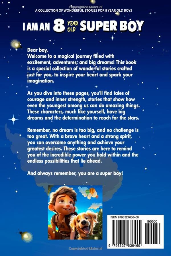 A Collection of Wonderful Stories for 8 Year Old Boys: I am an 8 Year Old Super Boy (Inspirational Gift Books for Kids) (I Am Amazing) - Image 2