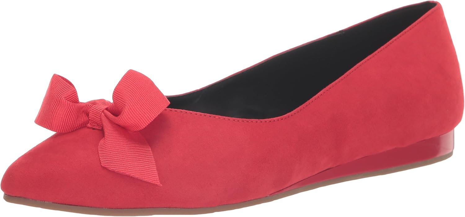 Kenneth Cole REACTION Women's Lily Bow , Red, 5.5