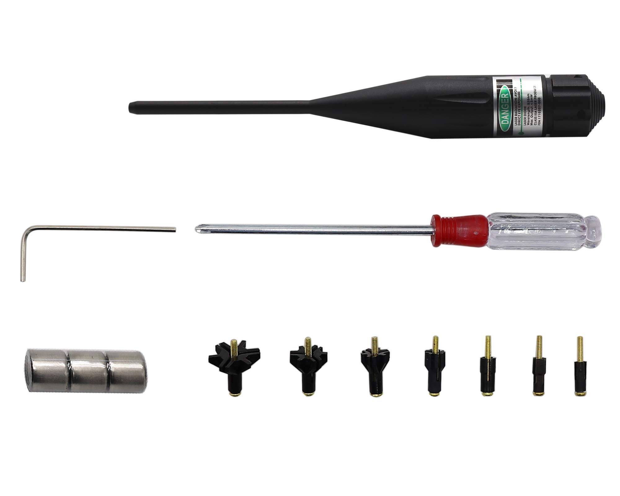 Boresighter Bore Sighter Kit pour la Chasse en Plein air fusils de Calibre .177 à .780 avec boîte de Transport
