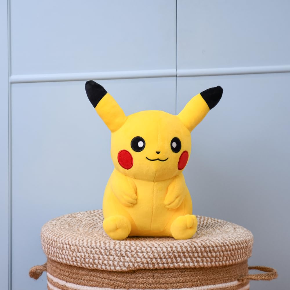 Mirada Pokémon Pikachu Soft Plush Toy – 30cm | Official Licensed Stuffed for Kids, Boys & Girls | Super Soft Cuddly Character Toy for Fans | Ideal for Birthday Gifts/Christmas/Diwali-image-38