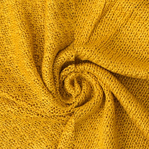 Image of NTBAY Rayon Derived from Bamboo Toddler Blanket, 30 x 40, Ginger Yellow