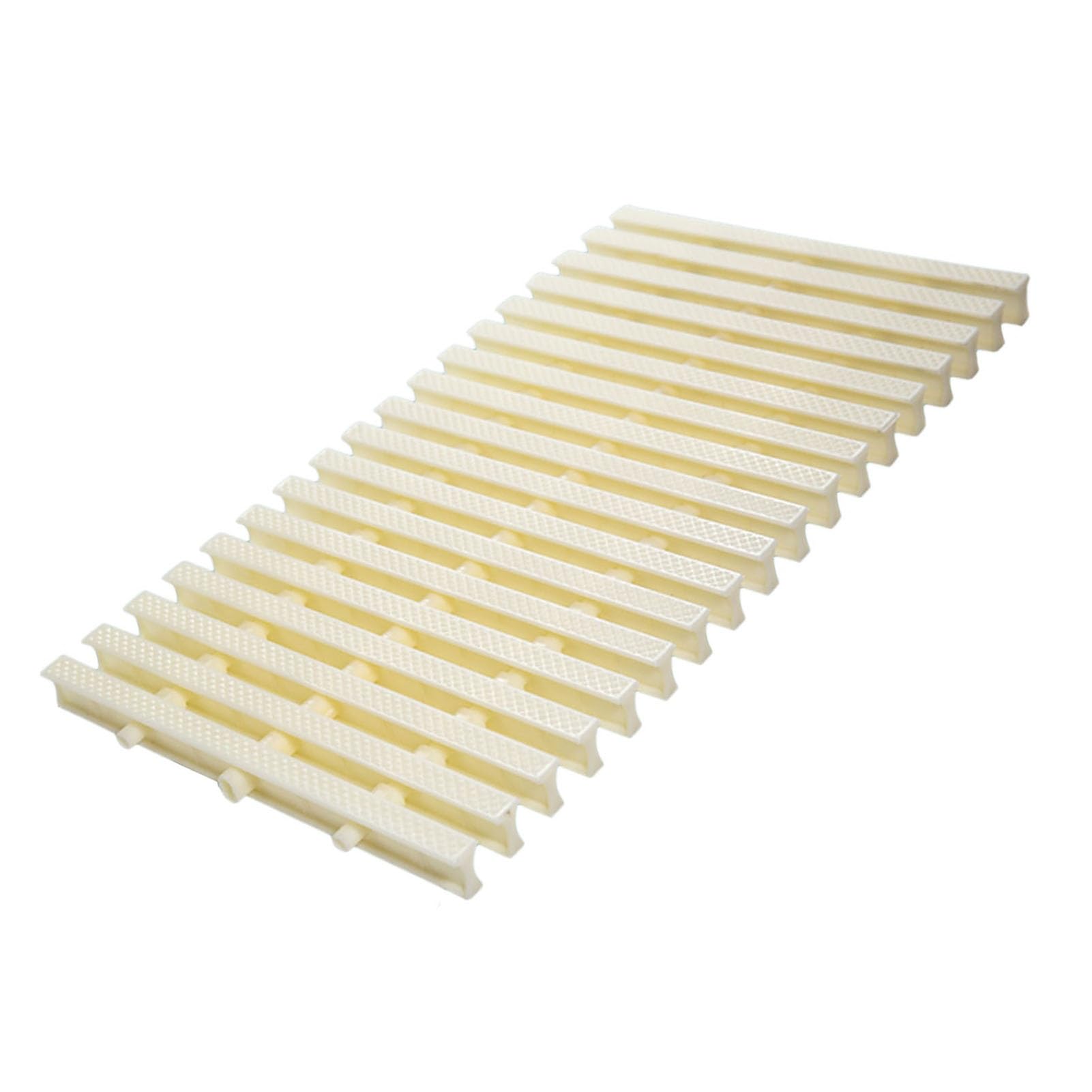 Grille de drainage pour piscine en ABS durable, lot de 4 bandes de trop-plein de 18x100 cm