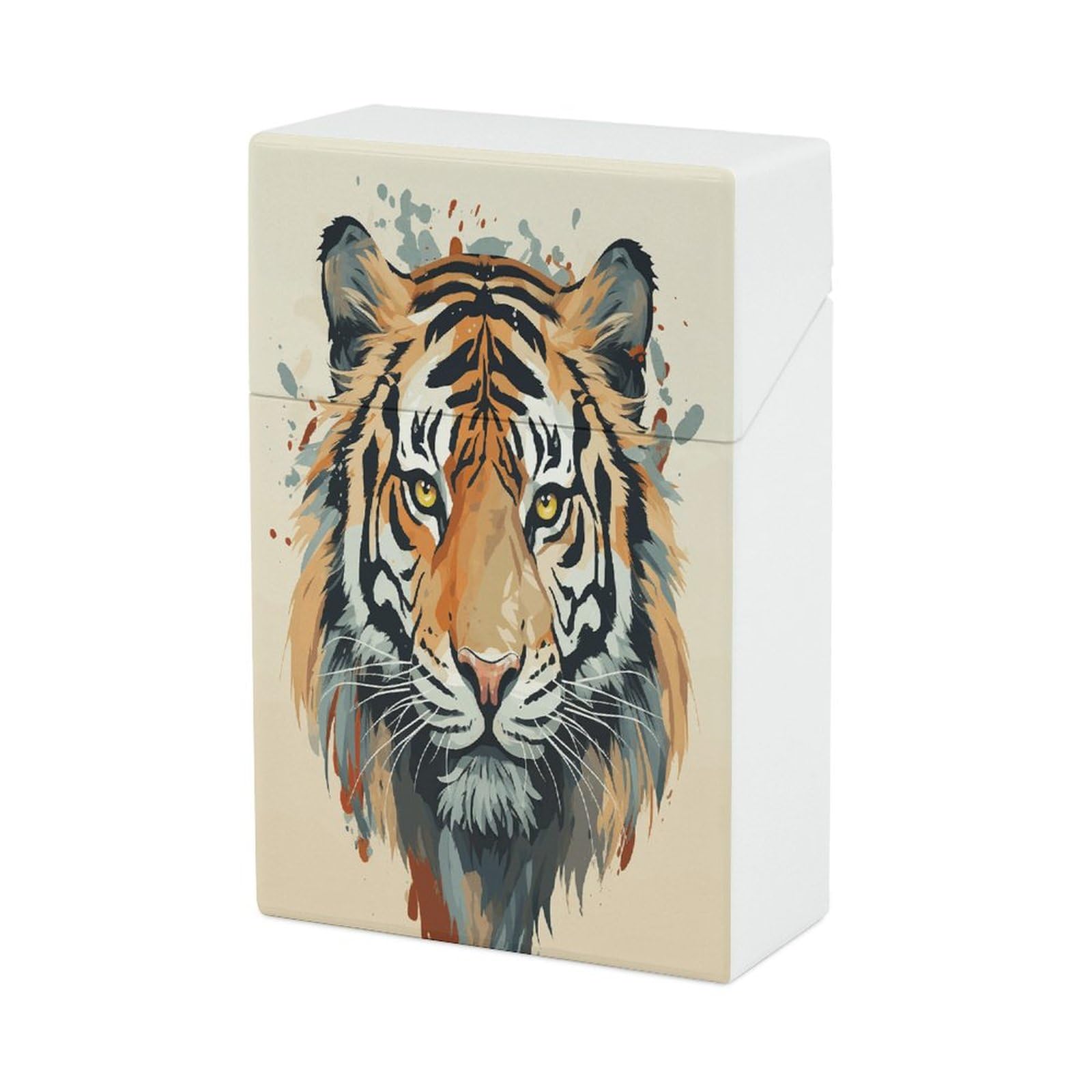 tiger cigarette case Amazon.com: Compact Plastic Cigarette Case, Year of The Tiger Tiger Face  Print Stylish Cigarette Holder Portable Cigarette Case Cigarette Protection  Box : Health & Household