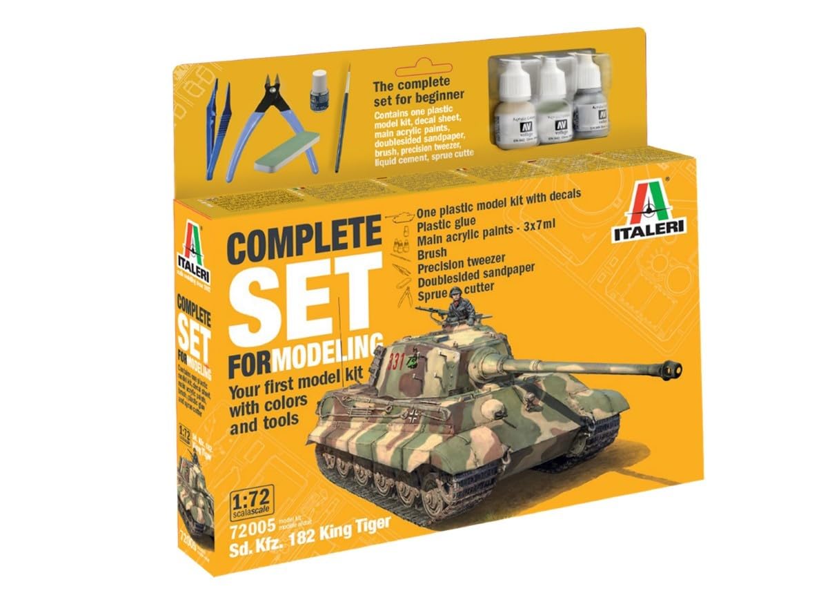 Italeri - 1/72 Starter Set SD. KFZ. 182 King Tiger (?/23) *