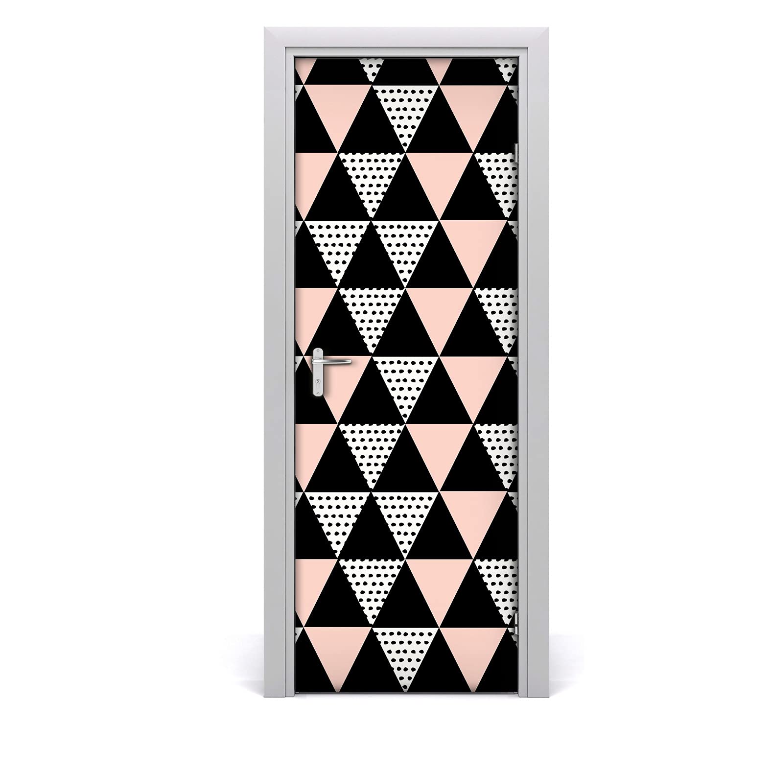 Papier peint sur la porte autocollant de porte 85x200cm géométrique étanche