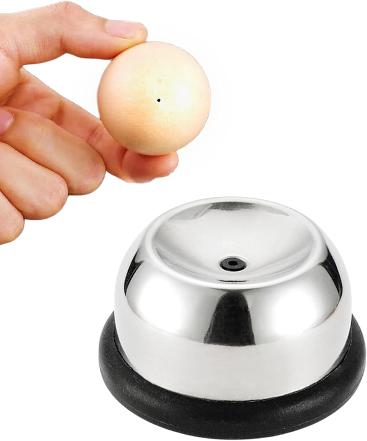 ChicAbode Egg Piercer for Raw Eggs, Stainless Steel Needle Egg Punch, Egg Poker with Sharp Pin to Get Good Hard Boiled Eggs, Anti Rust, Sturdy and Durable, Easy Egg Peeler Kitchen Tools
