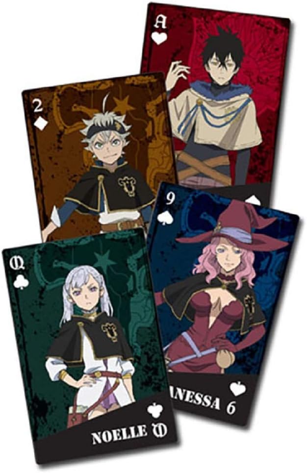 Great Eastern Entertainment Black Clover - Group Playing Cards