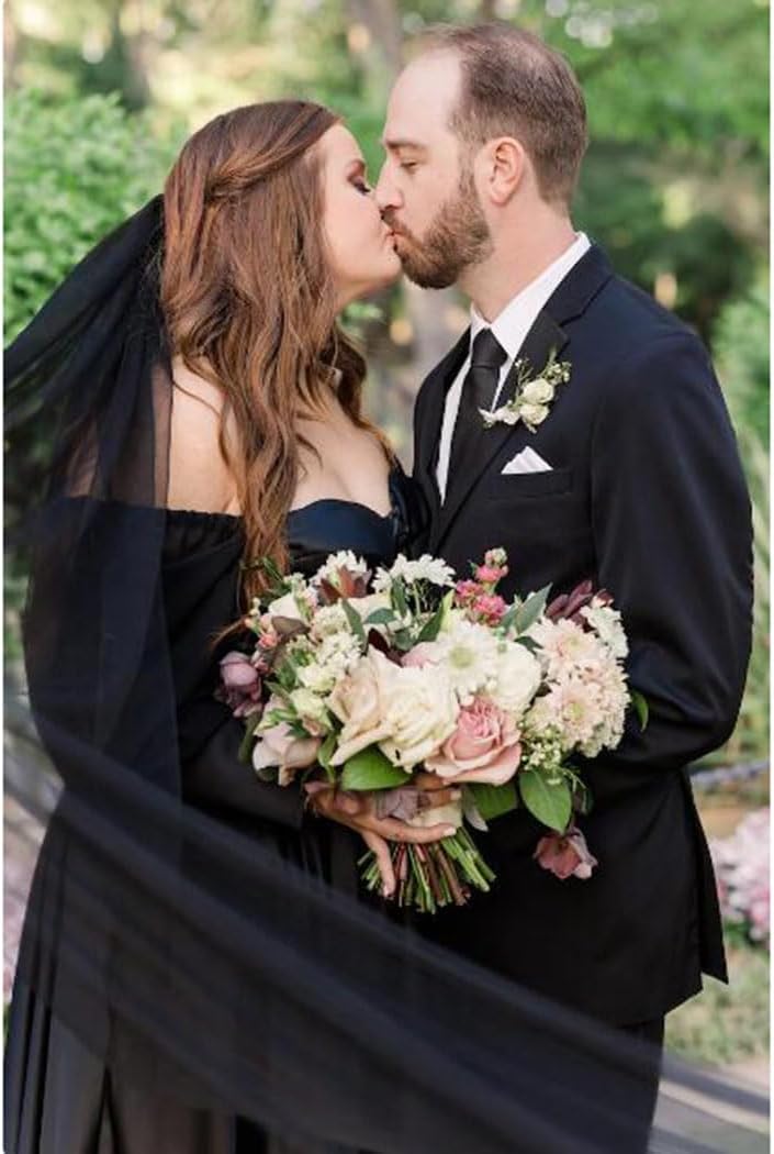 ボリュームチュールのウエディングベール Trofimena - トロフィメナ｜ ミディアムマリアベール | 【公式】STELLA BRIDAL -  オシャレ花嫁さま御用達ブライダルアクセサリーショップ ＜ステラブライダル＞ Unsutuo ウェディングベール コーム ブライダル カテドラルベール  1 ... 118インチ カテドラルウェディングベール 花嫁用 シンプルなカットエッジ ブライダルベール 2段ベール コーム付き ブラック ソフ