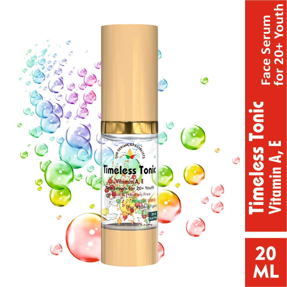 Image of Timeless Tonic Vitamin A, E - Rejuvenating & Firming | Enriched with Vitamin A & E | Reduces Fine Lines & Improves Skin Elasticity | For All Skin Types | 20ml
