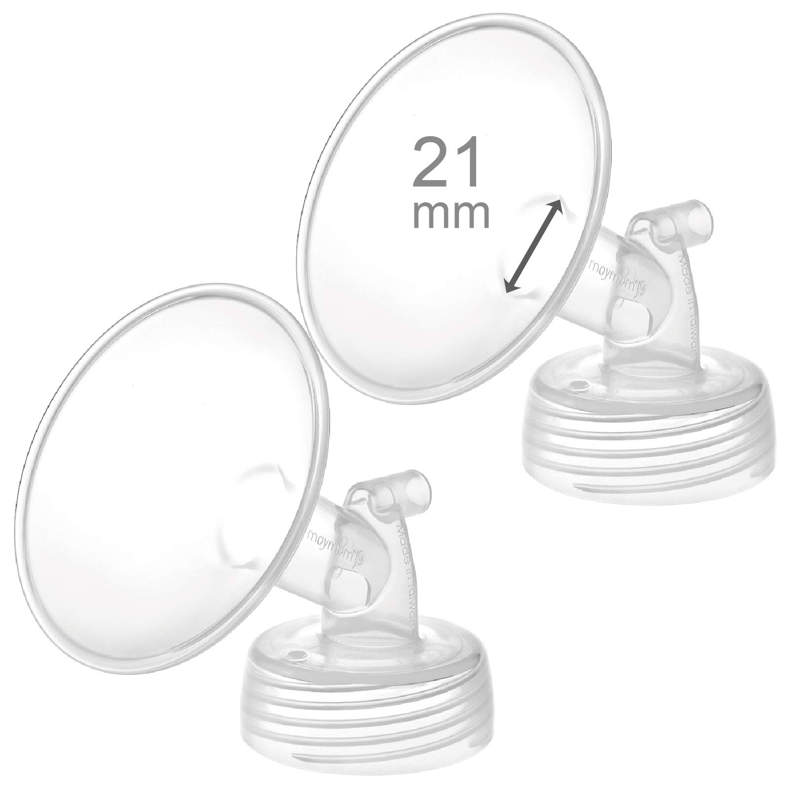 Maymom część do laktatora kompatybilna z Spectra S1 i S2; szerokootworowy lejek 21 mm, nieoryginalny lejek Spectra, zamiennik osłony