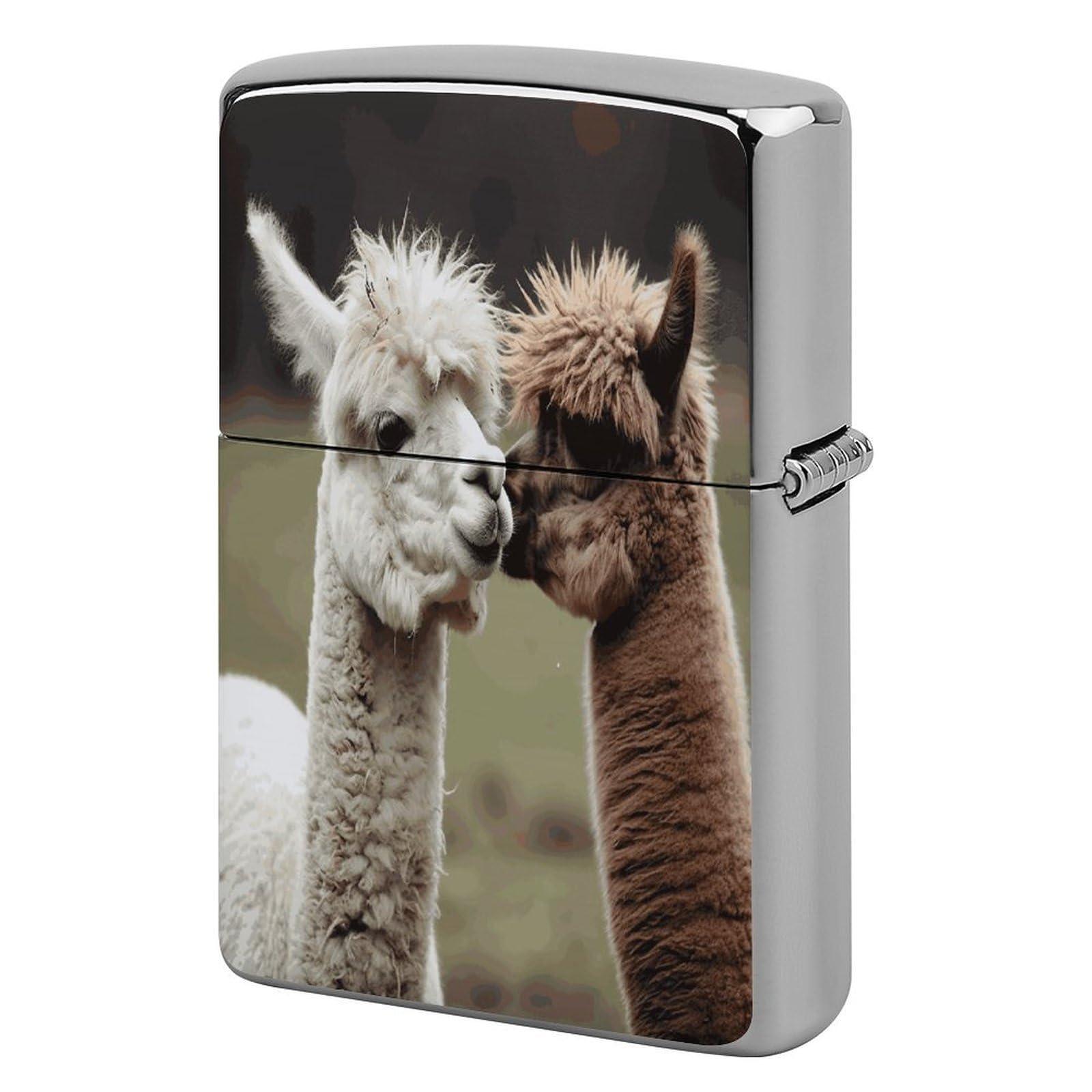 Fekiloot Style Funny Alpaca Lighter Case Cover Lighter Holder