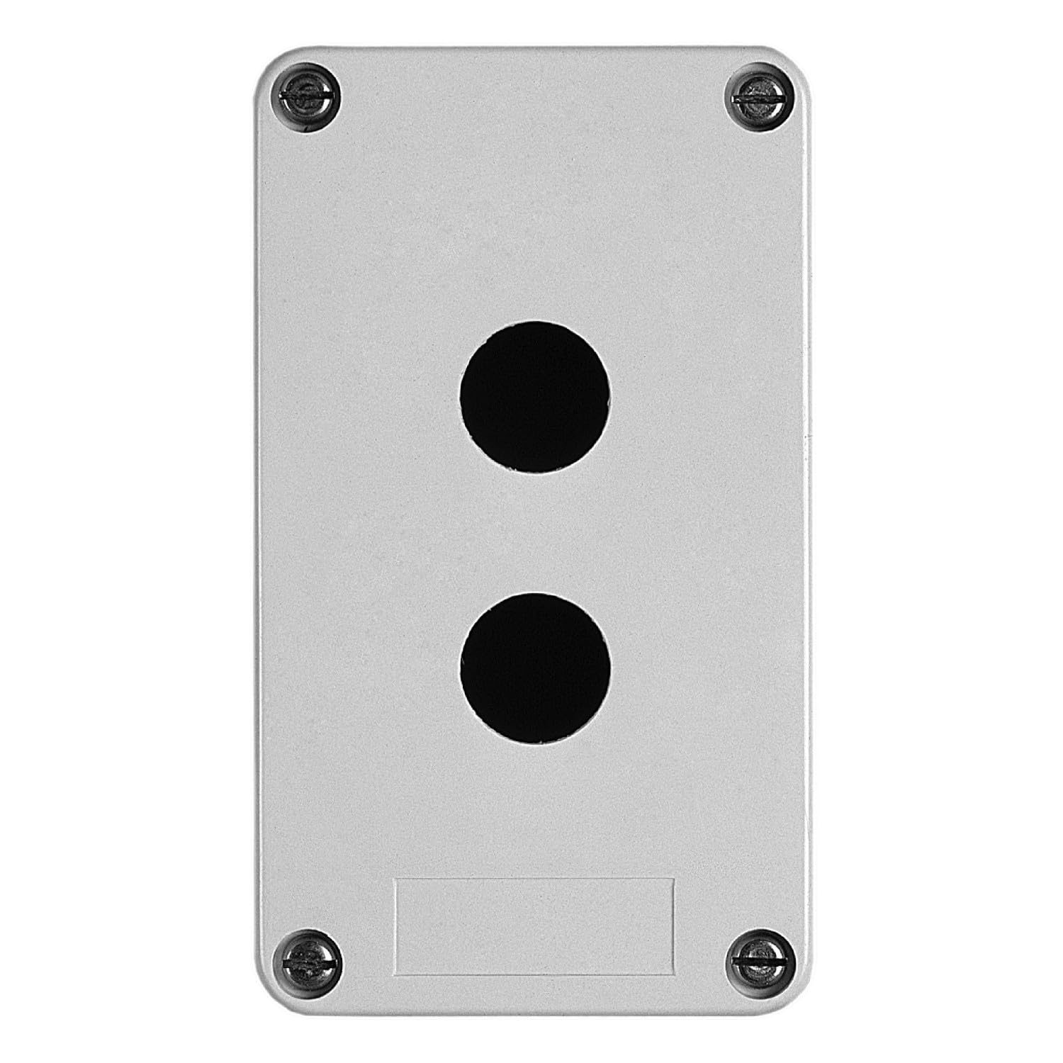 CAJA PLASTICO VACIA 2 TALADROS