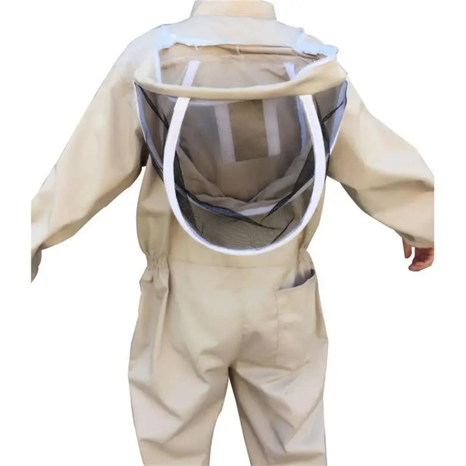 Mono De Apicultor Para Apicultores Ropa protectora profesional a prueba de abejas, traje de apicultura de cuerpo completo, traje de seguridad Unisex for granja con guante y capucha de velo(XXL)