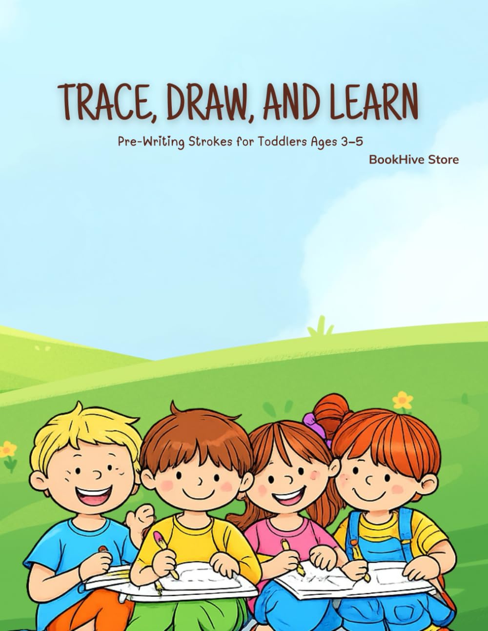 Trace, Draw, and Learn: Pre-Writing Strokes, Line and Shape Tracing for Kids Ages 3–5