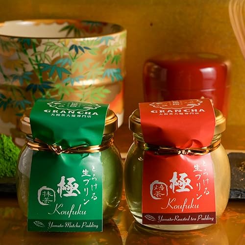 抹茶専門店が作る "超濃厚"抹茶スイーツ GRANCHA 口福 極 プリン 抹茶 / ほうじ茶